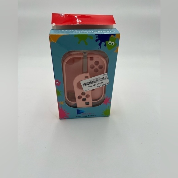 Dazzling Times Dockable Nintendo Switch Case With Thumb Caps-Pink New - Picture 1 of 7